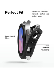 Ringke Air Sports Compatible With Samsung Galaxy Watch 5 40mm , Thin Soft Flexible Rugged TPU Raised Bezel Frame Protective Button Cover Designed Case for Galaxy Watch 5 40mm - Black